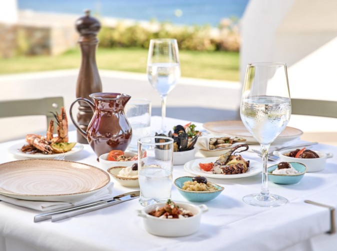 033_Mayia Exclusive Thymari Greek a la carte restaurant food (1) - Rhodos - Schoene Aussichten Touristik